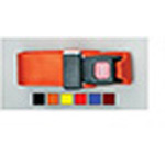 Product Image Straps, Nylon, Metal Push Button Buckle, 2 Piece w/Loop Ends, Royal Blue, 7 feet