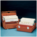 Product Image Flambeau Model 2072 Medical Box, 19inch L x 10 3/4inch W x 10 1/8inch D, Hard Plastic, Orange