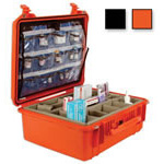 Product Image Pro Hard Drug Case w/ Lid Insert and Bottom Dividers, 20-1/2inch x 16-3/4inch x 8-1/2inch, Black