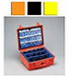 Product Image King Hard Drug Case w/ Lid Insert and Bottom Dividers, 23-1/4inch x 20-3/4inch x 9inch, Orange