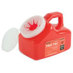 Product Image Sharps Pro-Tec Container, 6 1/2inch x 3 1/2inch x 3 1/2inch, Red, 1 Quart
