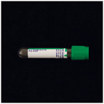 Product Image Vacutainer Blood Tube, Conventional, Glass, Sodium Heparin, Green, 16 x 100mm x 10ml