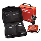 Product Image 740 System 5 Cuff BP Kit, incl Palm Gauge, Child, SM Adult, Adult, LG Adult, Thigh Cuffs, Navy Blue