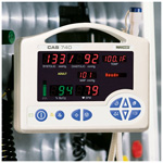 Product Image CAS 740-3NN Vital Signs Monitor w/MAXNIBP, Nonin SpO2, FasTemp, AC, Battery *Discontinued*