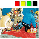 Product Image Triage Tarp, 10 Feet x 12 Feet, Reusable, Red, Matches S.T.A.R.T. Triage Requirements