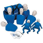 Product Image CPR Prompt Training 7 Pack for Manikin, Face Shield/Lung Bag, Carry Case, Blue, Adult/Child/Infant