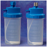 Product Image Disposable Bubble Humidifier, Blue Cap, 3 psi Safety Relief Pop-off Valve, Metal Nut