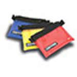 Product Image Small Organizer Pocket, 6inch x 8inch, Clear Vinyl Front, YKK Coil Zipper, Black
