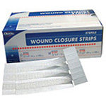 Product Image Wound Closure Strip, Adhesive Back, Sterile, 1/4inch x 3inch, 3strips/pk 50pk/bx