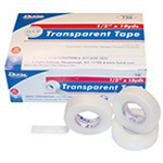 Product Image Transparent Tape, Adhesive, Hypoallergenic, 3inch x 10 yard
