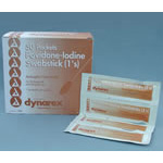 Product Image Povidone Iodine (PVP) Swabsticks, Saturated with 10% PVP Solution 1/pk