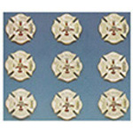Product Image Uniform Service Pin, Maltese Cross, 11 Year Service, Colors May Vary