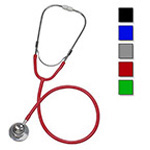 Product Image Spectrum Dual-Head/Teaching Stethoscope, Boxed, Adult, Blue