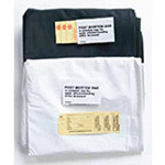 Product Image Post Mortem Bag, Plastic with Bound Edges, 3 ID Tags, Standard Strength, White