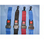 Product Image Stretcher Strap, 2 Piece, Loop Ends, Metal Buckle, 5 foot, Black