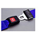 Product Image Strap, Polyester Vinyl, Metal Push Button Buckle, 9 foot, 1 Piece, Black