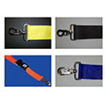 Product Image Straps, Polypropylene, Metal Push Button Buckle, Metal Swivel Speed Clips, 5 foot, 2 Piece, Black