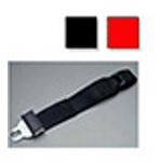 Product Image Extension Strap, Auto Metal Female on 1 End and Auto Metal Male on the Other End, 1 foot, Black