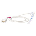 Product Image SpO2 Pulse Oximetry Sensor, Disposable, Finger Tip, 45.0cm Cable Length, Adult/Pediatric