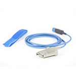 Product Image SpO2 Sensor Clip, Reusable, Ear Clip, 1.5m cable length, Greater than 88 lbs, Adult/Pediatric