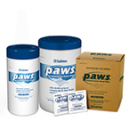 Product Image p.a.w.s. Antimicrobial Hand Wipes, Canister, Wipe Size: 5inch x 8inch, 50 count