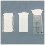 Product Image Convenience Bag, Clear Graduated, w/Hand Protection, Rigid Collar, Inner Seal, 1000cc
