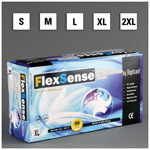 Product Image Flexsense Gloves, Nitrile, Power Free, Textured, 9 1/2inch, SM