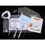 Product Image Field Cricothyrotomy Kit, 12cc Syringe, 6inch Dilator, 6 1/2inch Retractor, Stabilizer, Tube 6.0mm