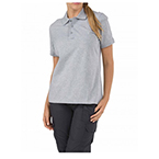 Product Image 5.11 Women Tactical Polo Shirt, Short Sleeve, Heather Grey, LG