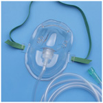 Product Image AirLife Oxygen Mask, Under the Chin, 7 foot Tubing, Adult