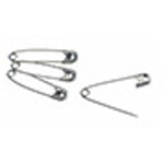 Product Image Safety Pins, Nickel-Plated Steel, 1 1/2inch L, Size 2