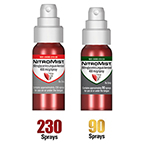 Product Image NitroMist 400 mcg Spray, 4.1 gm Bottle, 90 metered doses