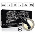 Product Image Microflex Black Dragon Zero Gloves, Nitrile, Powder Free, Exam, Black, XS