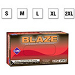 Product Image Microflex Blaze Gloves, Hi-Vis Orange, Nitrile, Powder Free, SM