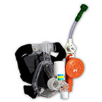 Product Image O2-MAX Trio w/3-SET O2-CPAP, Bitrac ED Full Face Mask and Head Gear, Adult MED