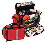 Product Image Curaplex 500 Small Semi-Rigid Trauma Bag, Red