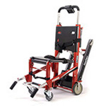 Product Image EZ-Glide Stair Chair with PowerTraxx with Locking Handles, Rescue Red