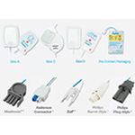 Product Image PadPro Multifunction Defib Pads, Radiotranslucent, Philips Plug-Style Connector, 4.25in x 2.875in, Infant less than 10kg