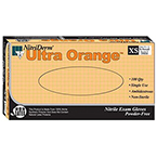 Product Image NitriDerm Ultra Gloves, Nitrile, Powder Free, Orange, SM