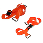 Product Image BioThane G1 Restraint Strap, 2 pc, 7ft, Metal Loop Ends, Plastic Side Release Buckle, Yellow
