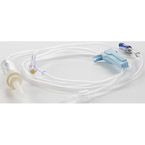 Product Image Curaplex Select Ext Set, 8 in, Removable Luer Locking Site, Pinch Clamp, Spin Lock Connection