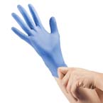 Product Image Curaplex® TritonGrip SE™ Gloves, SM, Blue Nitrile, Powder Free