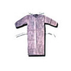Product Image Isolation Gown, with Ties, Universal Size, Yellow