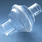 Product Image Bacterial / Viral Filter, Clear, Disposable, 22 mm ID x 25 mm OD, 15 mm ID x 22 mm OD