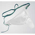 Product Image Tracheostomy Mask, AirLife, Large Adult, Neckband, Swivel Connector, Clear