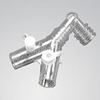 Product Image Y Connector, AirLife, Adult, Elbow, Ports, Port Caps, 22mm OD x 22mm OD x 15mm ID