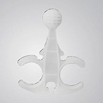 Product Image Circuit Hanger, Ventilator, AirLife, Disposable, Blue