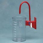 Product Image Suction Canister, Polycarbonate, Reusable, 1000cc, Wall Mount, ON/OFF Valve