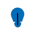 Product Image Electrode, Blue Sensor SU, 12-Lead Applications, Foam, Clip Connector, 49 mm x 33 mm, 100 Pack