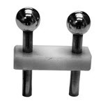 Product Image Electrode Set, Ball, Fits 00-100 and 00-105 Stimulators, 2 Male Ends